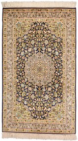Cashmere Silk Tappeto orientale 80x130 Beige (Indian) Annodato A Mano