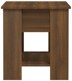 Tavolino salotto rovere marrone 101x49x52 cm legno multistrato