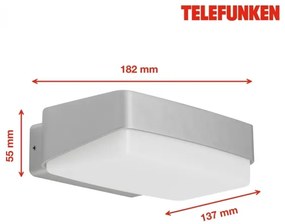 Telefunken 312204TF - Applique a LED da esterno LED/14W/230V IP44