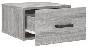 Comodini a Muro 2 pz Grigio Sonoma 35x35x20 cm