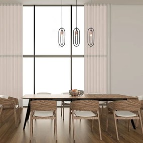 Rabalux 72264 - Lampadario a sospensione con filo ROVIER 3xE27/40W/230V