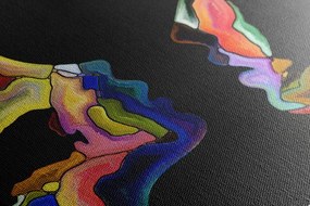 Stampa su tela – Volti astratti di esseri umani