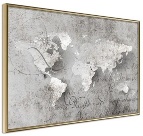 Poster  World of Words  Cornice Quadri Cornice d'oro, Larghezza x Altezza Home decor 30x20