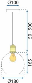 Lampada APP1007-1CP WHITE O