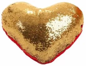 Cuscino Paillettes Cuore 30 cm