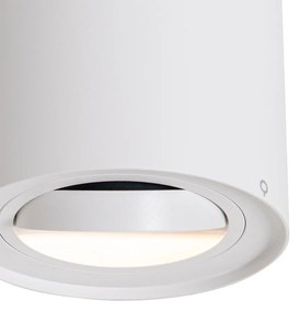 Faretto da soffitto moderno bianco orientabile e inclinabile AR70 - Rondoo Up