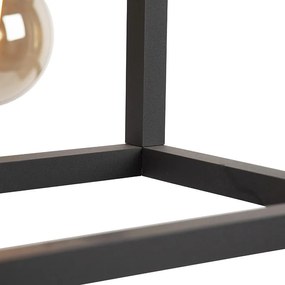 Lampada a sospensione intelligente nera 4 luci con Wifi G95 - Big Cage