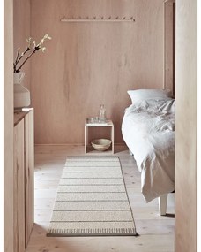 Passatoia da interno/esterno grigio chiaro/color crema 85x200 cm Belle Warm Grey – Pappelina