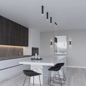 Sollux SL.0329 - Lampadario a sospensione con filo LAGOS 3 3xGU10/10W/230V nero