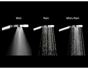 Ravak X07P233 - Doccetta a mano con pulsante FLAT, cromo lucido