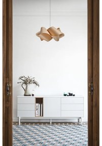 Cassettiera color crema 180x76x40 cm Corvo – Teulat