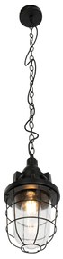 Set di 2 lampade a sospensione industriali nere - Cabin
