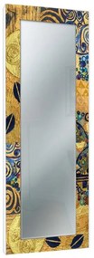 Specchio rettangolare in legno multicolore 52 x 152 cm