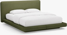Letto imbottito Linea in bouclé Baloo - 180x200 cm