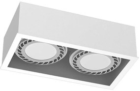 Brosline 1274 - Faretto CAGE 2xGU10/18W/230V bianco