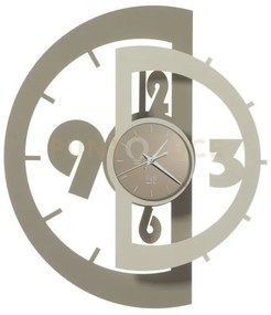 Orologio da parete victor sabbia e avorio