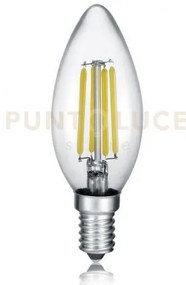 Confezione 3 lampadine led wire oliva trasparente 2w, 250lumen, 2.7...