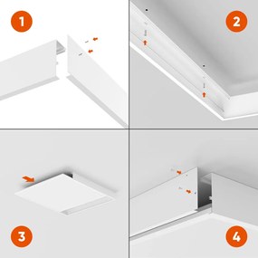 Cornice per Pannello LED 60x60 Colore del corpo Bianco