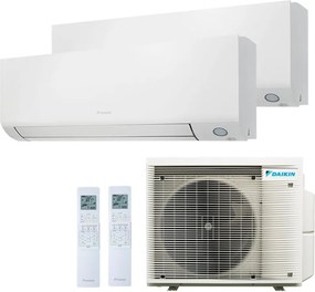 Climatizzatore Dual Split Reversibile Daikin Perfera A+++ 9000-15000 BTU Inverter Wi-Fi (2MXM68A + FTXM25A + FTXM42A)