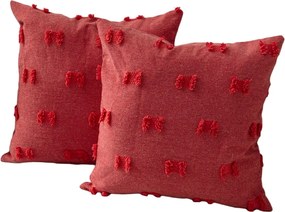 Federe decorative in set 2 pz 43x43 cm Tuffet – Mioli Decor