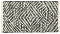 Tappeto moderno orlando, stile kilim, 100% cotone, multicoloree, 110x60cm