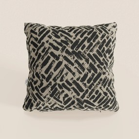 Brick cuscino geometrico disponibile in diversi colori realizzato in tessuto Idrorepellente tortora