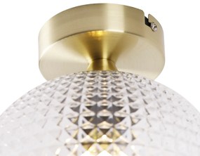 Lampada da soffitto Art Déco intelligente in ottone con Wi-Fi A60 - Sphere