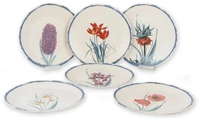 Set di 6 piatti da portata in ceramica, ø 25 cm - My Ceramic