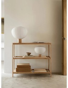 Scatole in set con coperchio/decorative beige in finta pelle 2 pz 40x30x11 cm Sahla – Blomus