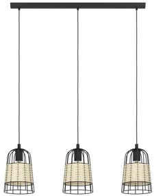Eglo 43313 - Lampadario a sospensione con filo ANWICK 3xE27/40W/230V