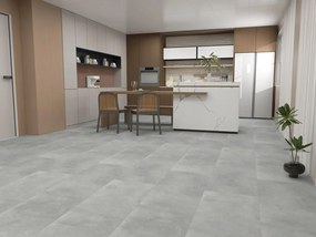 SPC passaggio molto intenso cemento Zurich grigio Sp 5.5 mm con sottopavimento integrato 2.506 m²