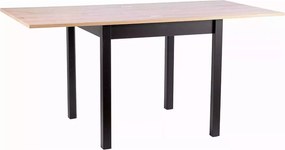 Tavolo Flip 60 – rovere Artisan / nero