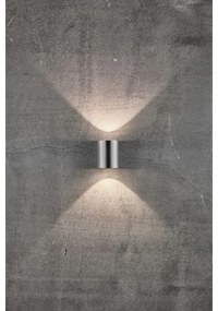 Nordlux - Applique da esterno LED CANTO 2xLED/6W/230V IP44 in acciaio inox