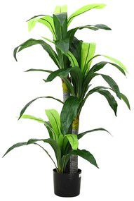 Albero Di Dracaena Artificiale 36 Foglie 120 Cm Verde /