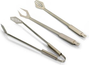 Set 3 Utensili per Barbecue in Acciaio Inox Lisa Luxury...