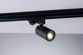 Faro proiettore per sistema binario squib nero 1 luce attacco gu10...
