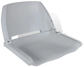 Sedile Per Barca Pieghevole Senza Cuscino Grigio 48x51x41 Cm /