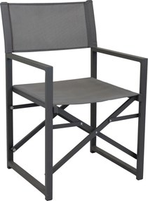 DEXTER - set tavolo in alluminio cm 200/300 x 100 x 74 h con 8 poltrone Carpenter