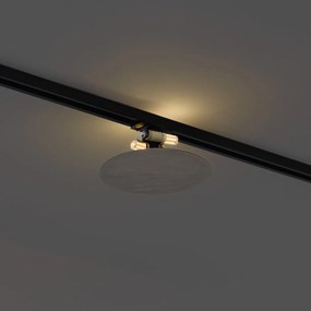 Lampada da soffitto moderna color canna di fucile per sistema di illuminazione a binario monofase a 2 luci - Iconic Pulley