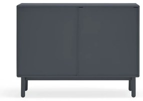 Cassettiera bassa grigio scuro 120x90 cm Corvo - Teulat