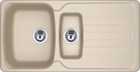 Lavello 1.5 vasche in fragranite avena FRANKE L 97 x L 50 cm