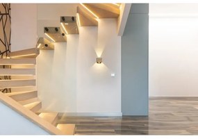 Globo 15553W1W - Applique a LED ALINA LED/8W/230V marrone