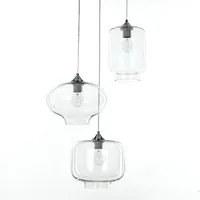 Lampadario 3 luci Mardie Clear OresteLuchetta