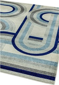 Tappeto blu polveroso 120x170 cm Nova Retro Blue – Asiatic Carpets