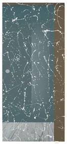 Anta per porta scorrevole Paint in vetro trasparente serigrafato, L 88 x H 215 cm spessore 8 mm, apertura reversibile