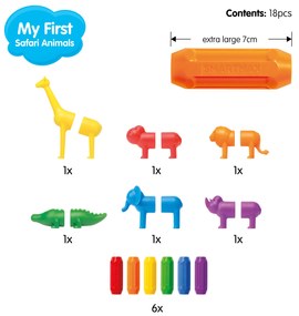 SmartMax - I miei primi animali da Safari - 18 pz