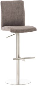 Sgabello Da Bar İn Tessuto Cadiz: Comfort Elegante E Versatile / Edelstahl / Grau