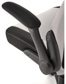 Sedia da ufficio BOB nera/grigia