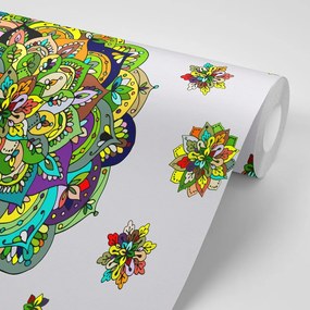 Carta da parati – Mandala verde
