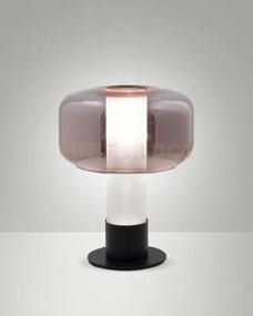 Flick lampada da tavolo ametista 1 luce attacco e14 dimmerabile